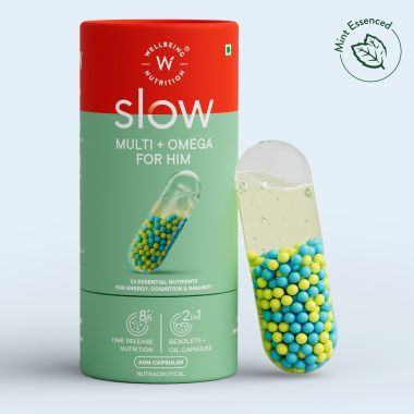 Wellbeing Nutrition: Slow | Multivitamin for Him - 60 Capsules