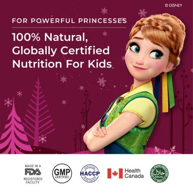 Wellbeing Nutrition: Frozen Anna Melts | Kids Vegan Algae Omega - Strawberry Mint Flavor (30 Oral Thin Strips)