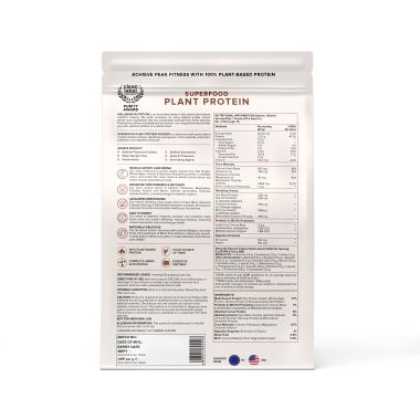 Wellbeing Nutrition: Special Offer -Superfood Plant Protein - Dark Chocolate Hazelnut - 500 gm