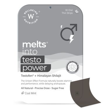 Wellbeing Nutrition: Melts Testo Power - 30 oral strips