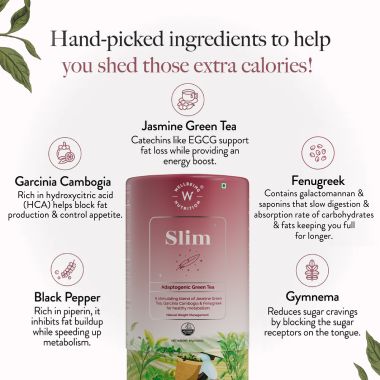 Wellbeing Nutrition: Slim Tea with Garcinia & Green Coffee Beans - 40gm