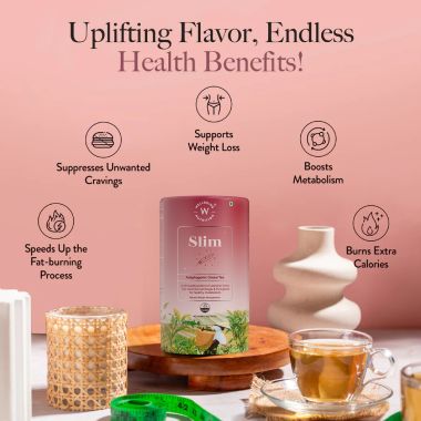 Wellbeing Nutrition: Slim Tea with Garcinia & Green Coffee Beans - 40gm