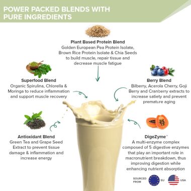Wellbeing Nutrition: Organic Vegan Plant Protein Isolate- British Banoffee Pie - 500gm