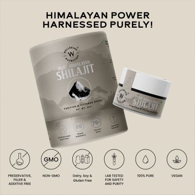 Wellbeing Nutrition: Pure & Original Himalayan Shilajit Resin 20g