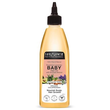 Soulflower: Soulflower Rosemary Lavender Baby Hair Oil 225ml