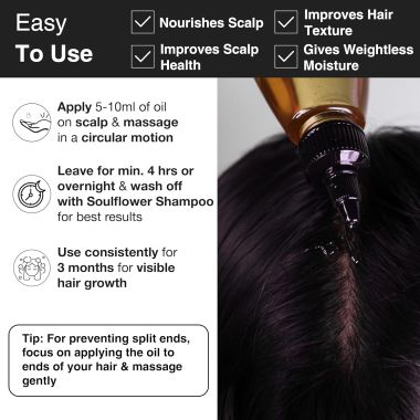 Soulflower: Soulflower Rosemary Mint Light Strengthening Hair Oil (225 ml)
