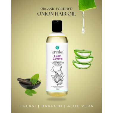 The Co Being: Lush Layers Organic-Fortified Onion hair oil - 200ml