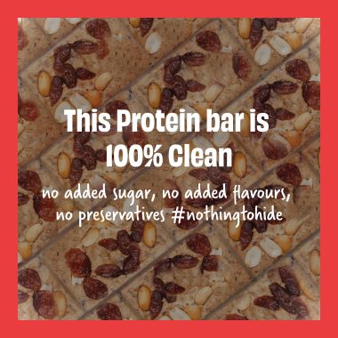 The Whole Truth: Protein Bars - Cranberry - Pack of 6 (6 X 52G) - No Added Sugar - All Natural