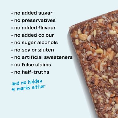 The Whole Truth: Dairy Free Energy Bars - All-in-One - Pack of 6 (6 x 40g) - Vegan - No Added Sugar - All Natural