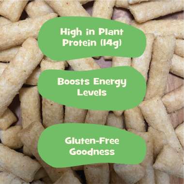 Nourish You: Organic Millet Snack - Jowar Bites( Chips ) - Onion Masala Flavour - Healthy Snacks ,  Gluten free -60gm