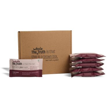 The Whole Truth: Protein Bars - Double Cocoa - Pack of 6 (6 X 52G) - No Added Sugar - All Natural