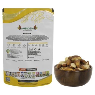 Ambrosia: Ambrosia Premium Brazil Nuts  Rich in Flavor & Nutrients 200g
