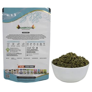 Ambrosia: Ambrosia Raw Pumpkin Seeds Pouch 250g (Pack of 1)