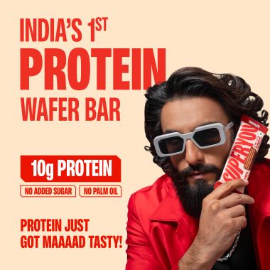 SuperYou: Assorted Protein Wafer Bars (Pack of 10)|10g Protein, 3g Fiber, No Added Sugar 400g