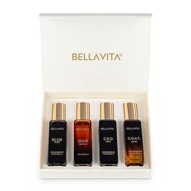 BELLAVITA: Men Perfume Gift Set 4x20ml Long Lasting Fragrance Perfume - 80 ml