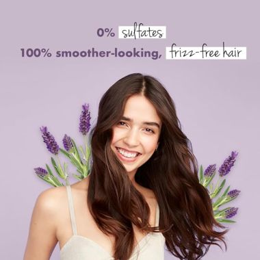 Love Beauty And Planet: Natural Argan Oil and Lavender Sulfate Free Anti-Frizz Shampoo, 400ml