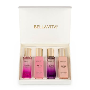 BELLAVITA: Women Perfume Gift Set 4x20ml Fragrance Eau De Parfum Perfume - 80 ml