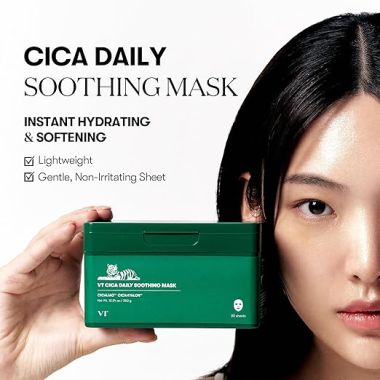 VT Cosmetics: Cica Daily Soothing Mask 30ea