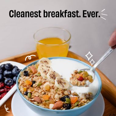 The Whole Truth: No Added Sugar Breakfast Muesli Super Saver Pack- 5 Grain Muesli - 750g