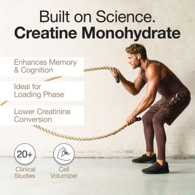 Wellbeing Nutrition: 100% Pure Micronised Creatine Powder Monohydrate Unflavoured 100g, 33 servings  Tested for Purity  For Muscle Strength & Recovery, Muscle Growth & Cognition  For Men & Women