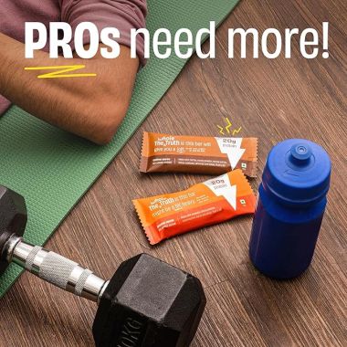 The Whole Truth: High Protein All in One 20g Protein Bar - Pack of 5 x 67g each - No Added Sugar - No Preservatives - No Artificial Flavours - All Natural