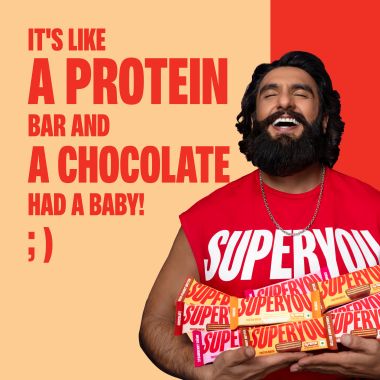 SuperYou: Choco Peanut Butter Protein Wafer Bars (Pack of 10)|10g Protein, 3g Fiber, No Added Sugar 400g