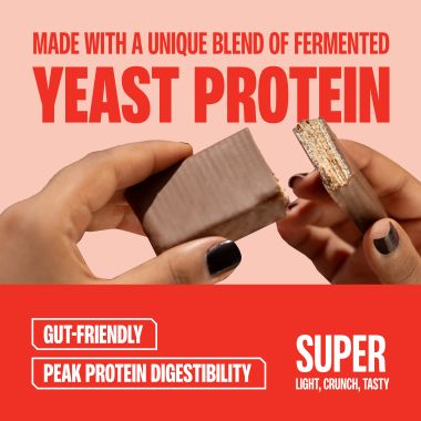 SuperYou: Chocolate Protein Wafer Bars (Pack of 10)|10g Protein, 3g Fiber, No Added Sugar 400g