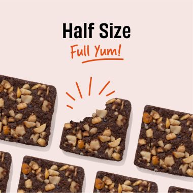 The Whole Truth: Protein Bar Minis - Peanut Cocoa - Pack of 8 - 8 x 27g - No Added Sugar - All Natural