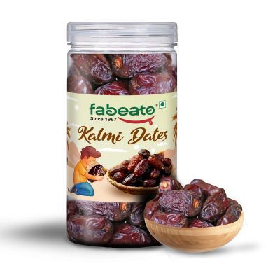 Fabeato: Premium Kalmi Dates/Khajoor 400g  Rich Source of Potassium & IronNaturally SweetNo Added Sugar.