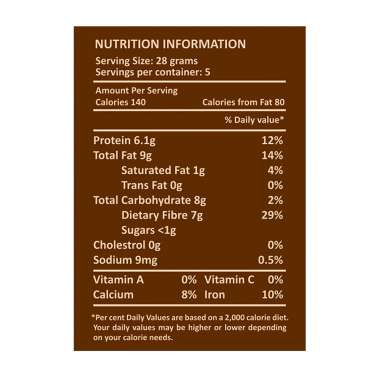 Nourish You: Organic Raw Flax Seeds- Gluten free & Protein rich , Healthy Snacks - 250g