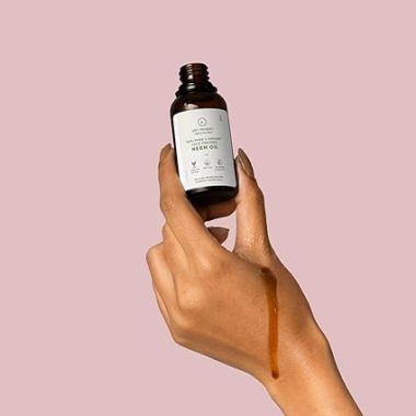 Juicy Chemistry: Neem Oil, 30 ml | Pure, Cold-pressed & Organic Carrier Neem Oil for Dandruff, Irritated & Itchy Scalp | Ecocert Certified Organic for Men & Women | Cruelty-free & 100% Vegan