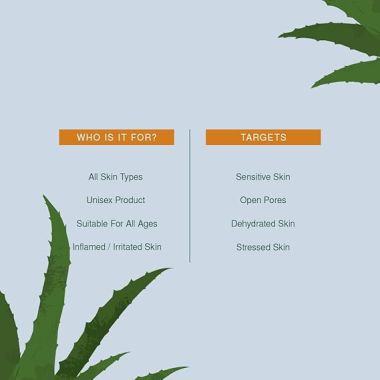 Juicy Chemistry: Aloe Vera Face Toner, 50ml | For Soothing, Calming Sensitive & Sun Damaged Skin | Made with 100% Pure Aloe Vera & 100% Certified Organic Mist Spray for Men and Women | Cruelty Free, Vegan