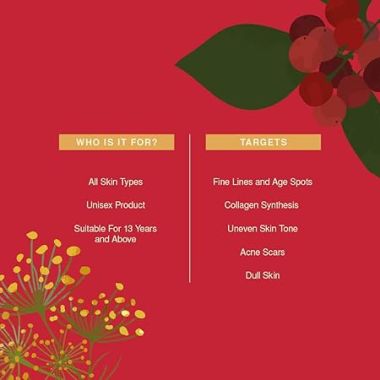 Juicy Chemistry: Regenerating Serum, 30 ml, for Anti-Ageing and Mature Skin - Certified Natural Face Serum with Mountain Pepperberry & Sea Fennel, Fights Skin Aging, For Youthful Skin