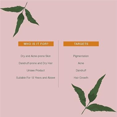 Juicy Chemistry: Neem Oil, 30 ml | Pure, Cold-pressed & Organic Carrier Neem Oil for Dandruff, Irritated & Itchy Scalp | Ecocert Certified Organic for Men & Women | Cruelty-free & 100% Vegan
