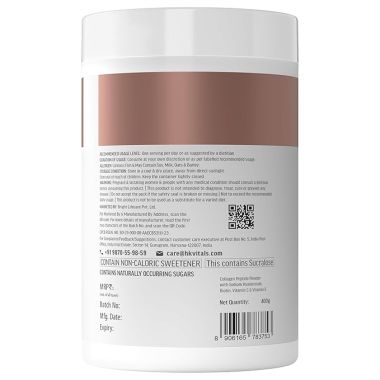 HK Vitals: Skin Radiance Collagen Powder, Marine Collagen (Orange, 400 g), Collagen Supplements for Women & Men with Biotin, Vitamin C, E, Sodium Hyaluronate, for Healthy Skin, Hair & Nails