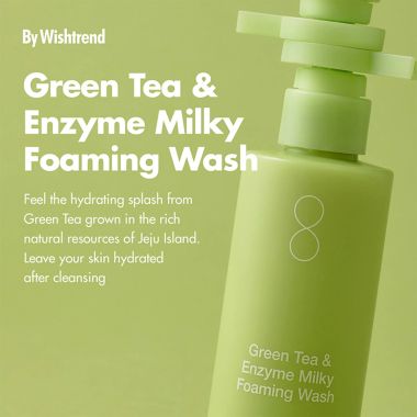 By Wishtrend: Green Tea & Enzyme Milky Foaming Wash