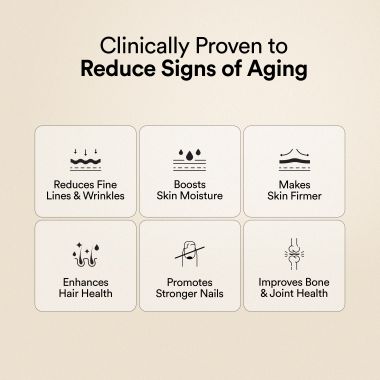 Wellbeing Nutrition: Pure Korean Marine Collagen Supplements for Women & Men | Clinically Proven Type 1 & 3 Hydrolyzed Peptides | For Anti-Aging, Radiant Skin & Hair Growth | Unflavored - 6 Sachets
