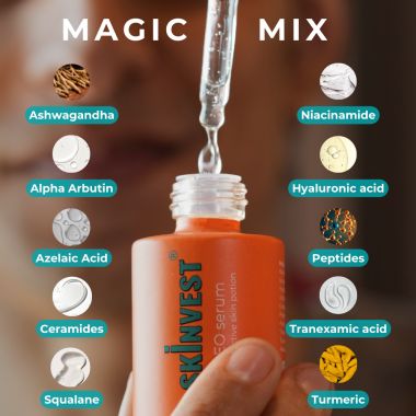 Skinvest: CEO Multi-Active Serum | For all Skin type |  Acne control, skin brightening, texture smoothing, hydration, and barrier repair