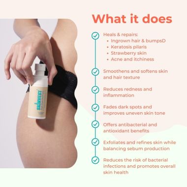 Skinvest: Bye Bye Bumps Exfoliating Mist 50ml | Treats Ingrown hair, Strawberry skin, Razor bumps post waxing/shaving, Acne, Itchiness, Uneven skin texture | All Skin Types - for Men & Women