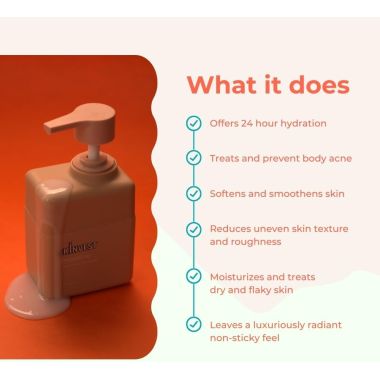 Skinvest: Smoothie In-shower body conditioner - for 24hrs non-sticky Hydration - 150ml | with Shea butter, Salicylic Acid | Reduces Body Acne, Improves Skin Texture, Dryness & Flakiness, Suitable For All Skin Types | For Men & Women | Dermatologist Tested