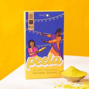 Phool: Yellow Natural Gulal