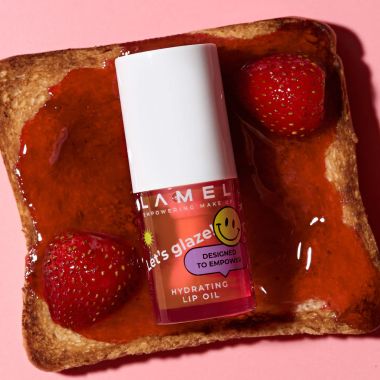 Lamel: Hydrating Lip Oil LET`S GLAZE 402 Strawberry jam