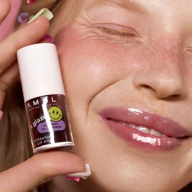 Lamel: Hydrating Lip Oil LET`S GLAZE 404 Chocolate cookies