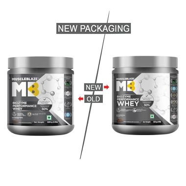 HK Vitals: Biozyme Performance Whey Protein | Clinically Tested 50% Higher Protein Absorption | Informed Choice UK, Labdoor USA Certified & US Patent Filed EAF® (Rich Chocolate, 500 g / 1.1 lb)