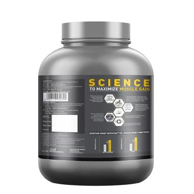 HK Vitals: Biozyme Performance Whey, Labdoor USA Certified (Kesar Thandai, 2 kg / 4.4 lb, 55 Servings)