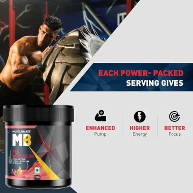 HK Vitals: Pre Workout 300, 300 mg Caffeine, 3000 mg Citrulline (Fruit Punch, 250 g, 31 Servings)