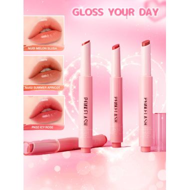 Pinkflash: Volumizing Glossy Balm-PK02 Icy Rose