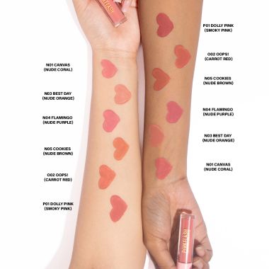 Pinkflash: L01 Melting Matte Lipcream-N01# Canvas