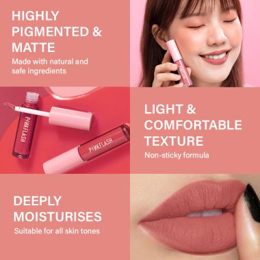 Pinkflash: L01 Melting Matte Lipcream-N03# Best Day