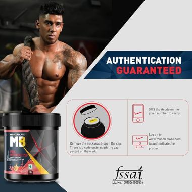 HK Vitals: Pre Workout 200, 200mg Caffeine, 2200mg Citrulline (Fruit Splash, 100g, 20 servings)